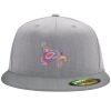 Flexfit 6210 Structured Flat Bill Fitted Hat Thumbnail
