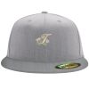 Flexfit 6210 Structured Flat Bill Fitted Hat Thumbnail