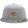 Flexfit 6210 Structured Flat Bill Fitted Hat Thumbnail
