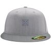 Flexfit 6210 Structured Flat Bill Fitted Hat Thumbnail