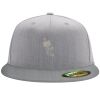 Flexfit 6210 Structured Flat Bill Fitted Hat Thumbnail