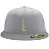 Flexfit 6210 Structured Flat Bill Fitted Hat Thumbnail