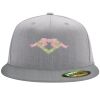 Flexfit 6210 Structured Flat Bill Fitted Hat Thumbnail