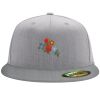 Flexfit 6210 Structured Flat Bill Fitted Hat Thumbnail