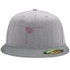 Flexfit 6210 Structured Flat Bill Fitted Hat Thumbnail