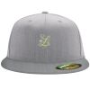 Flexfit 6210 Structured Flat Bill Fitted Hat Thumbnail