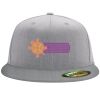 Flexfit 6210 Structured Flat Bill Fitted Hat Thumbnail