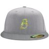 Flexfit 6210 Structured Flat Bill Fitted Hat Thumbnail