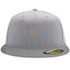 Flexfit 6210 Structured Flat Bill Fitted Hat Thumbnail