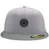 Flexfit 6210 Structured Flat Bill Fitted Hat Thumbnail