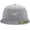 Flexfit 6210 Structured Flat Bill Fitted Hat Thumbnail