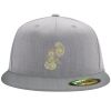 Flexfit 6210 Structured Flat Bill Fitted Hat Thumbnail