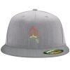 Flexfit 6210 Structured Flat Bill Fitted Hat Thumbnail