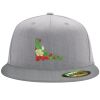 Flexfit 6210 Structured Flat Bill Fitted Hat Thumbnail