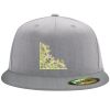 Flexfit 6210 Structured Flat Bill Fitted Hat Thumbnail
