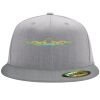 Flexfit 6210 Structured Flat Bill Fitted Hat Thumbnail