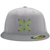Flexfit 6210 Structured Flat Bill Fitted Hat Thumbnail