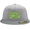 Flexfit 6210 Structured Flat Bill Fitted Hat Thumbnail