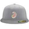 Flexfit 6210 Structured Flat Bill Fitted Hat Thumbnail