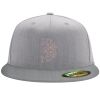 Flexfit 6210 Structured Flat Bill Fitted Hat Thumbnail