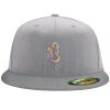 Flexfit 6210 Structured Flat Bill Fitted Hat Thumbnail