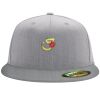 Flexfit 6210 Structured Flat Bill Fitted Hat Thumbnail