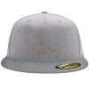 Flexfit 6210 Structured Flat Bill Fitted Hat Thumbnail