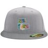 Flexfit 6210 Structured Flat Bill Fitted Hat Thumbnail