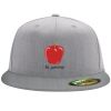 Flexfit 6210 Structured Flat Bill Fitted Hat Thumbnail