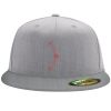 Flexfit 6210 Structured Flat Bill Fitted Hat Thumbnail
