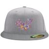 Flexfit 6210 Structured Flat Bill Fitted Hat Thumbnail