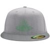 Flexfit 6210 Structured Flat Bill Fitted Hat Thumbnail