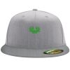 Flexfit 6210 Structured Flat Bill Fitted Hat Thumbnail