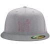 Flexfit 6210 Structured Flat Bill Fitted Hat Thumbnail