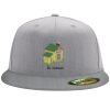 Flexfit 6210 Structured Flat Bill Fitted Hat Thumbnail