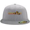 Flexfit 6210 Structured Flat Bill Fitted Hat Thumbnail