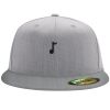 Flexfit 6210 Structured Flat Bill Fitted Hat Thumbnail