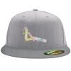 Flexfit 6210 Structured Flat Bill Fitted Hat Thumbnail