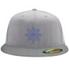 Flexfit 6210 Structured Flat Bill Fitted Hat Thumbnail