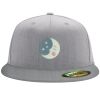 Flexfit 6210 Structured Flat Bill Fitted Hat Thumbnail