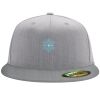 Flexfit 6210 Structured Flat Bill Fitted Hat Thumbnail