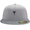 Flexfit 6210 Structured Flat Bill Fitted Hat Thumbnail