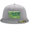 Flexfit 6210 Structured Flat Bill Fitted Hat Thumbnail