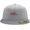 Flexfit 6210 Structured Flat Bill Fitted Hat Thumbnail