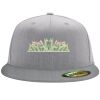 Flexfit 6210 Structured Flat Bill Fitted Hat Thumbnail