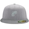 Flexfit 6210 Structured Flat Bill Fitted Hat Thumbnail
