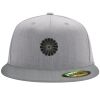 Flexfit 6210 Structured Flat Bill Fitted Hat Thumbnail