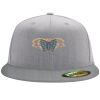Flexfit 6210 Structured Flat Bill Fitted Hat Thumbnail