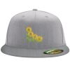 Flexfit 6210 Structured Flat Bill Fitted Hat Thumbnail