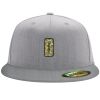 Flexfit 6210 Structured Flat Bill Fitted Hat Thumbnail